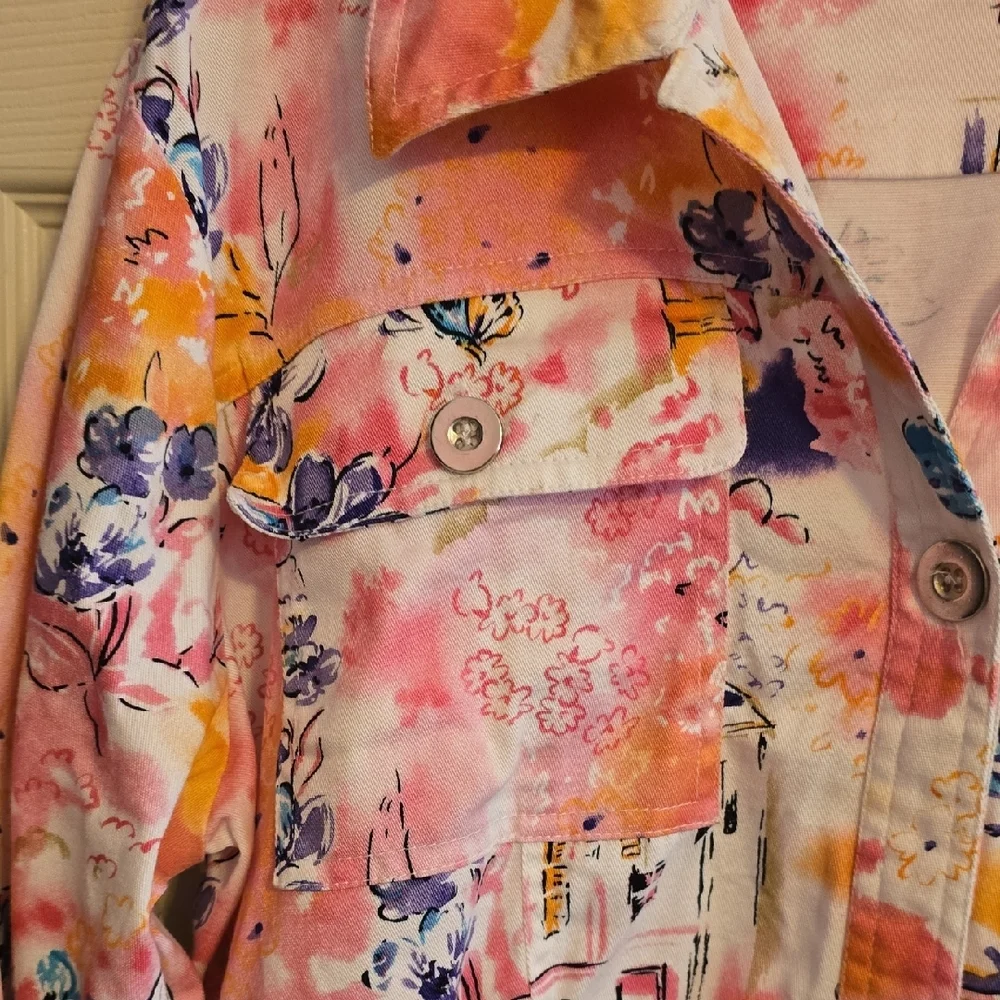 LH‎ Sport Floral Button-Up Shirt